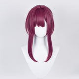 Juego Honkai: Star Rail Kafka Peluca Cosplay Pelo Sintético Resistente Al Calor Carnaval Halloween