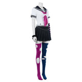 Juego Super Danganronpa 2 Ibuki Mioda Uniforme Cosplay Disfraz Halloween Falda Carnaval Traje