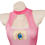 Juwgo Princess Peach Bañador De Mujer Adulto Cosplay Trajes De Disfraces De Halloween Carnaval Fiesta