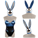 Juego LoL Akali The Rogue Assassin KDA Bunny Girls Sensual Cosplay Disfraz Halloween Falda Carnaval Traje
