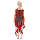 Película Hocus Pocus Mary Sanderson Niños Cosplay Disfraz Halloween Carnaval Traje