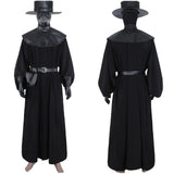 Anime Plague Doctor Steampunk Medieval Traje de uniforme para adultos carnaval Halloween Cosplay Disfraz