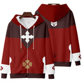 Juego Genshin Impact Sudadera Cosplay Halloween Carnaval 3D Impreso