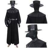 Anime Plague Doctor Steampunk Medieval Traje de uniforme para adultos carnaval Halloween Cosplay Disfraz
