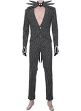 Película The Nightmare Before Christmas Jack Skellington Adulto Cosplay Disfraz Halloween Carnaval Fiesta