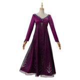 Película Frozen 2 Elsa para Adulto Falda Morado Precioso Cosplay Disfraz Halloween Carnaval Traje
