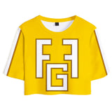 My Hero Academia Top y Pantalones Cortos FATGUM Toyoura Taishirou Cosplay Ropa Casual de 2 Piezas para Femenino