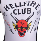 Stranger Things Hellfire Club Cosplay Costume Jumpsuit Traje De Baño Traje De Fiesta de Halloween Carnaval