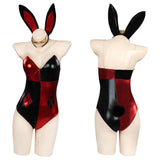Película Harley Quinn Bunny Girl Mono Cosplay Disfraz Halloween Carnaval Sensual Traje Mujer Per.