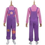 Anime Turning Red Abby Niños Cosplay Disfraz Traje Navidad Carnaval Fiesta