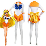 Anime Sailor Moon Minako Aino Uniforme Falda Halloween Carnaval Cosplay Disfraz
