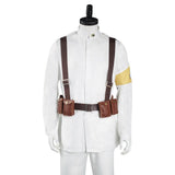 Anime Attack on Titan 4 Marley Eldian Shingeki no Kyojin  Uniforme del ejército blanco Cosplay Disfraz Halloween Carnaval Traje