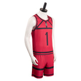 Anime BLUE LOCK Itoshi Rin Cosplay Disfraz Halloween Carnaval Fiesta Adulto Rojo Disfraz Traje