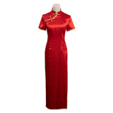 Anime Chainsaw Man - Power Cheongsam Cosplay Disfraz Traje Vestido Qi Pao Halloween Fiesta