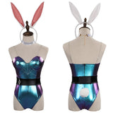 Juego LoL KDA Bunny Girls Sensual Cosplay Disfraz Halloween Falda Carnaval Traje