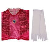 The Super Mario Bros. Movie Peach Cosplay Disfraz Niños Vestido Trajes Halloween Carnaval Fiesta Disfraz Traje