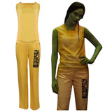 Película Guardians Of The Galaxy Vol. 3 Gamora Uniforme De Prisionero Cosplay Disfraz Adulto Trajes Halloween Carnaval Fiesta