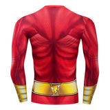 Shazam! Traje De Cosplay Deportes Traje De Secado Rápido Ropa De Halloween Carnaval Fiesta