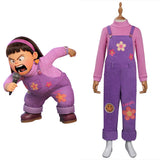 Anime Turning Red Abby Niños Cosplay Disfraz Traje Navidad Carnaval Fiesta