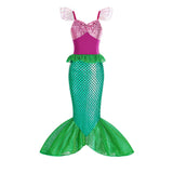 Niñas Chicas Ariel Cosplay Traje De Disfraces Traje De Carnaval De Fiesta De Familia Casa Escuela
