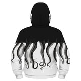 Niños Calamar Sudadera Cosplay Navidad Fiesta 3D Impreso Casual con Cremallera