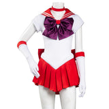 Anime Sailor Moon Hino Rei Uniforme Falda Halloween Carnaval Cosplay Disfraz
