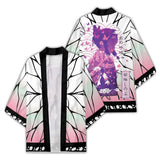 Anime Demon Slayer Kimetsu no Yaiba Kochou Shinobu Capa Cosplay Disfraz Halloween Carnaval Traje 3D Impreso