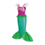 Niñas Chicas Ariel Cosplay Traje De Disfraces Traje De Carnaval De Fiesta De Familia Casa Escuela